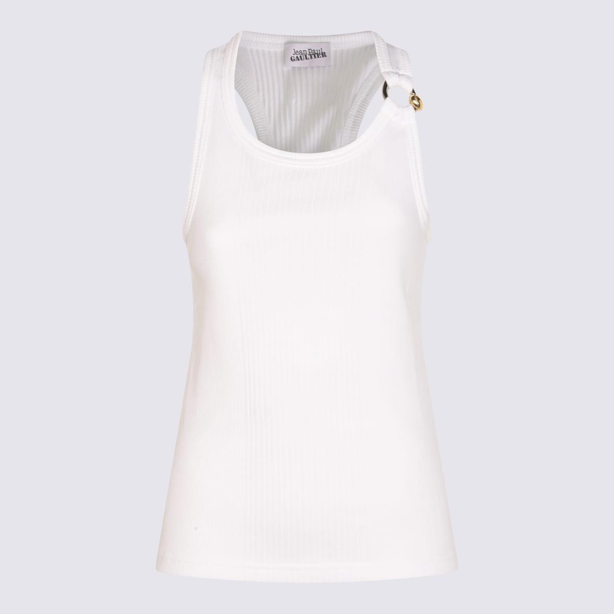 jean paul gaultier white cotton top