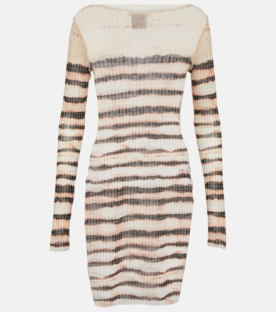 jean paul gaultier x knwls striped minidress