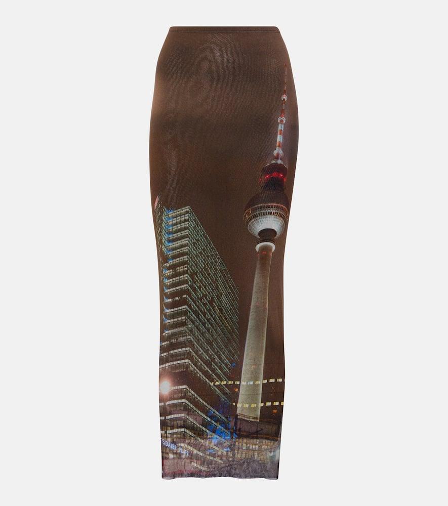 jean paul gaultier x shayne oliver city tulle maxi skirt