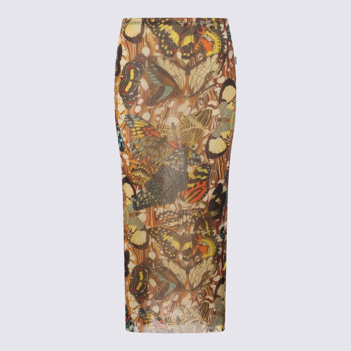 jean paul gaultier yellow skirt