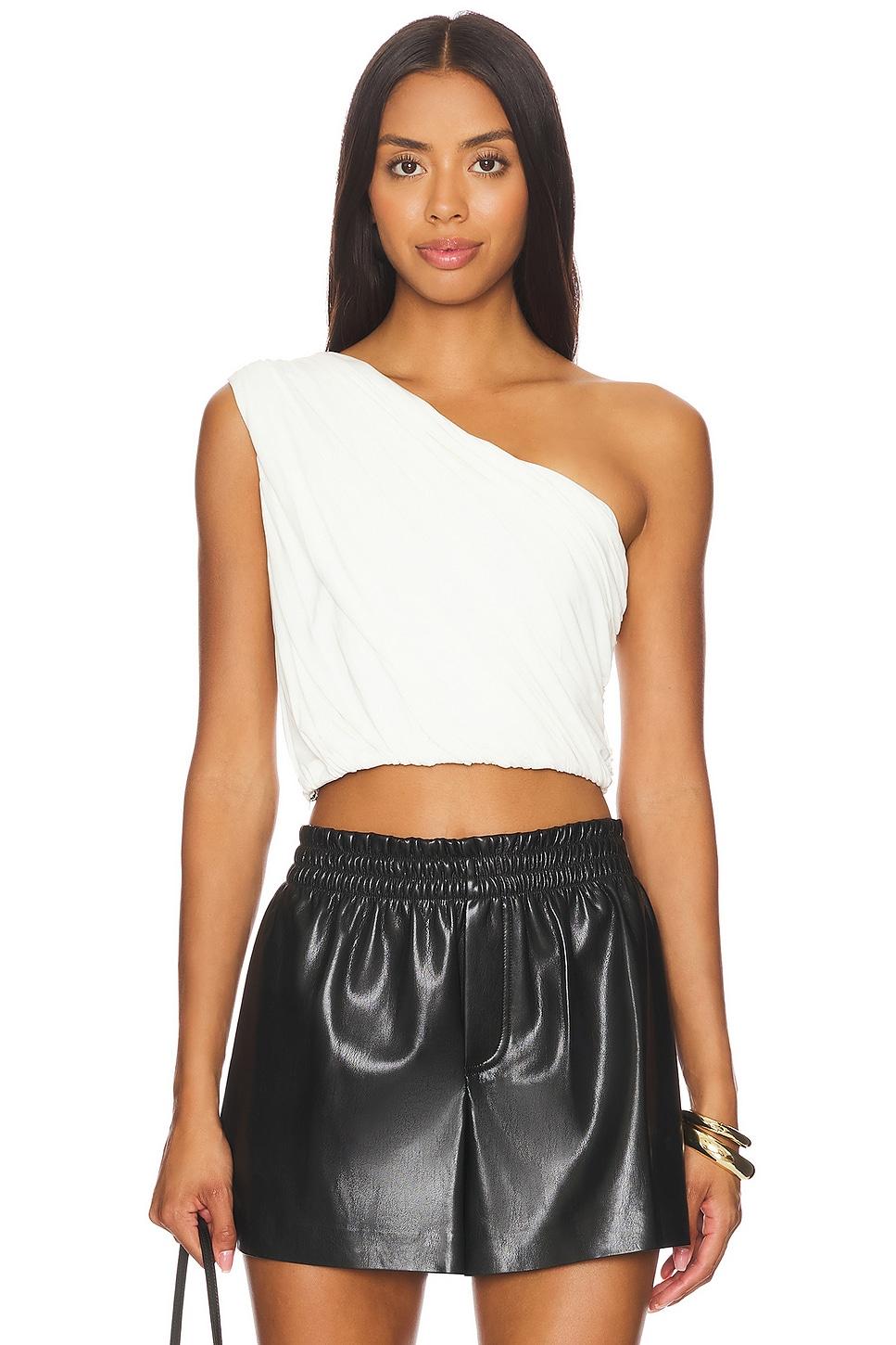 jeane draped cropped top