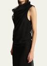 jeanty long silk gauze dress