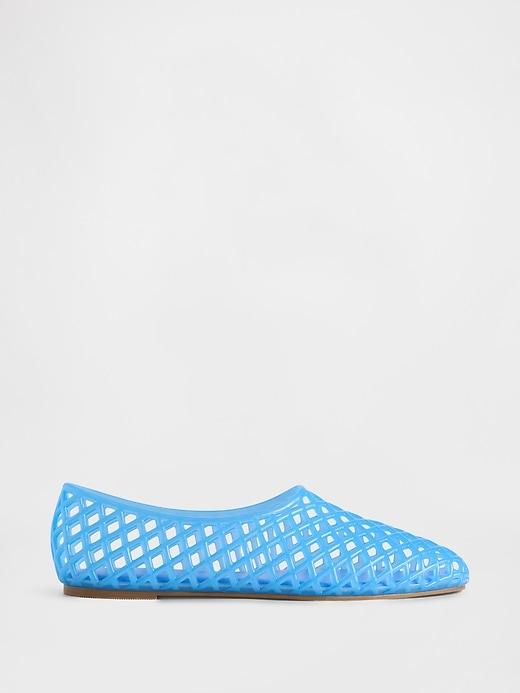 jelly ballet flats
