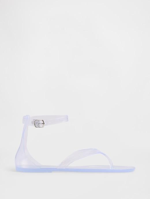 jelly thong sandals