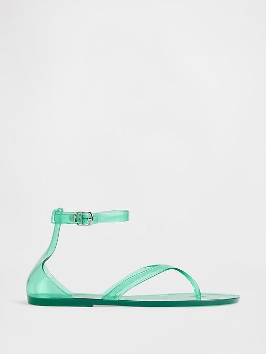jelly thong sandals