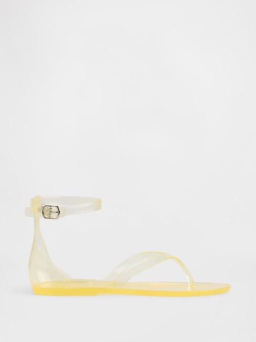 jelly thong sandals