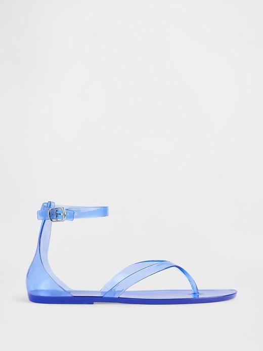 jelly thong sandals