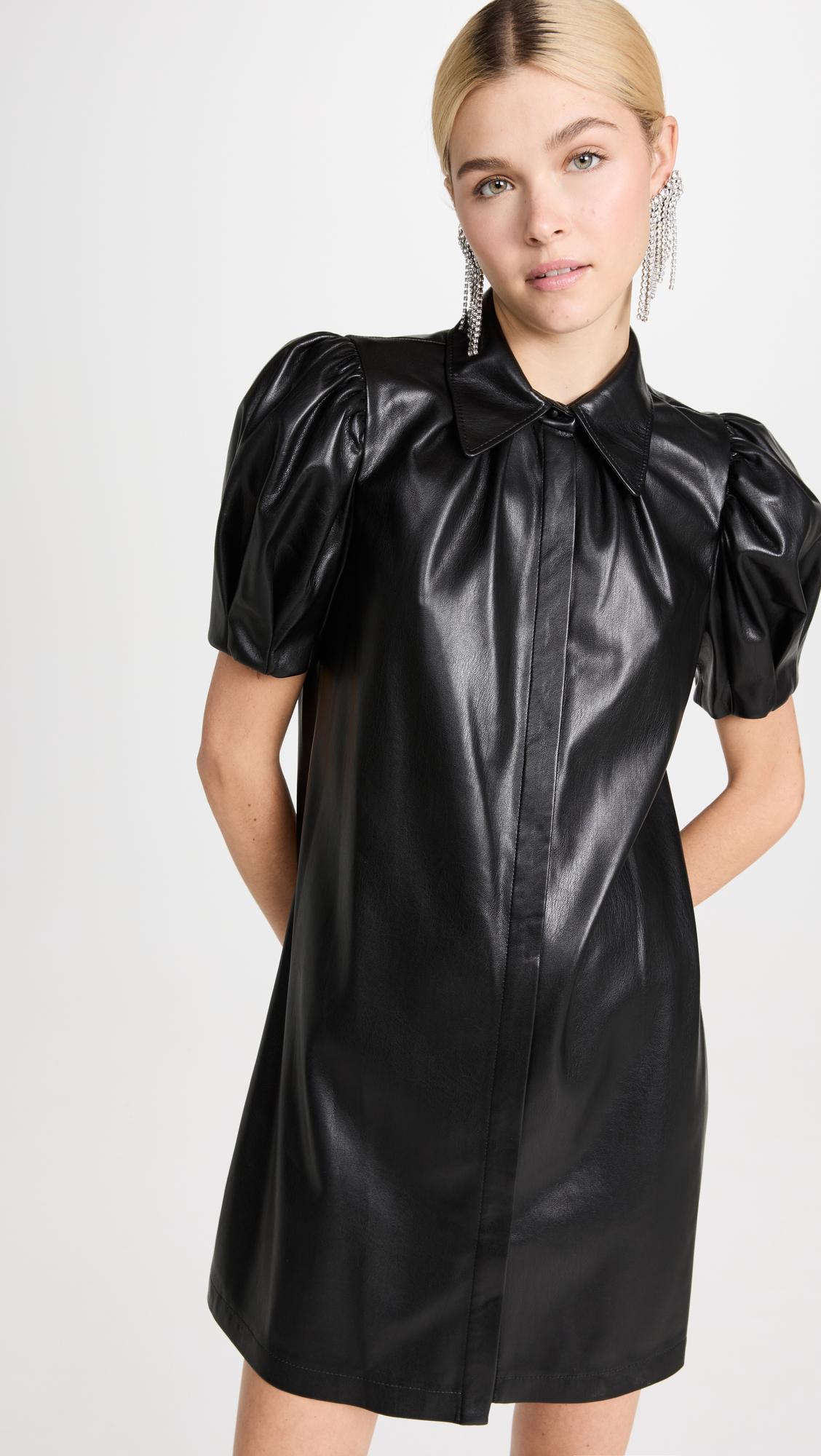 jem vegan leather dress