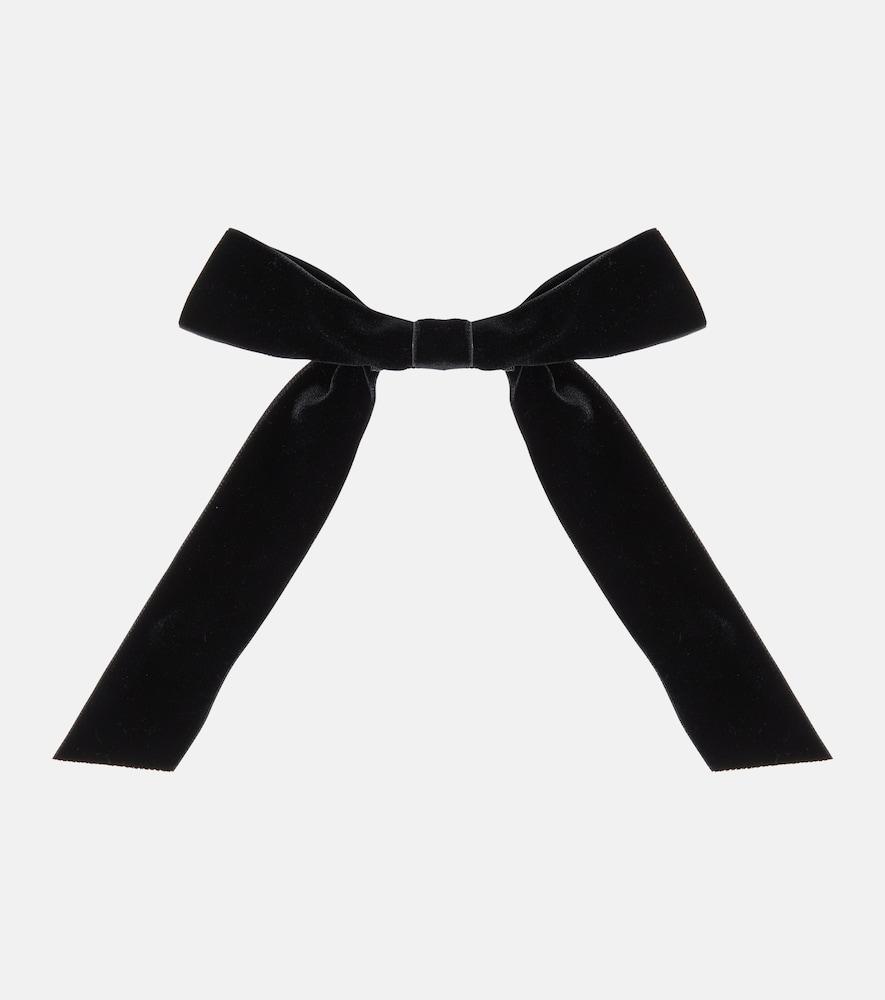 jennifer behr adley bow velvet barrette