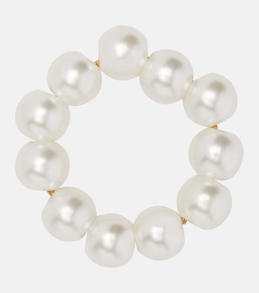 jennifer behr henley faux pearl scrunchie