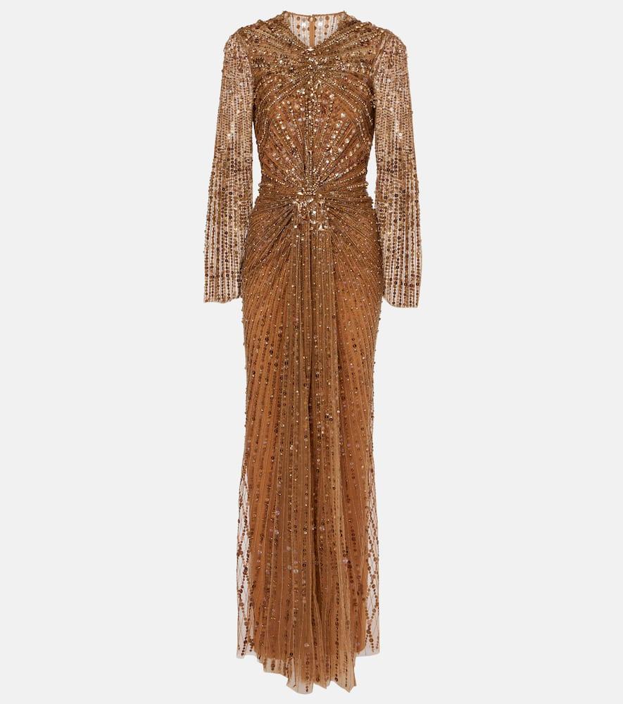 jenny packham anja embellished gown