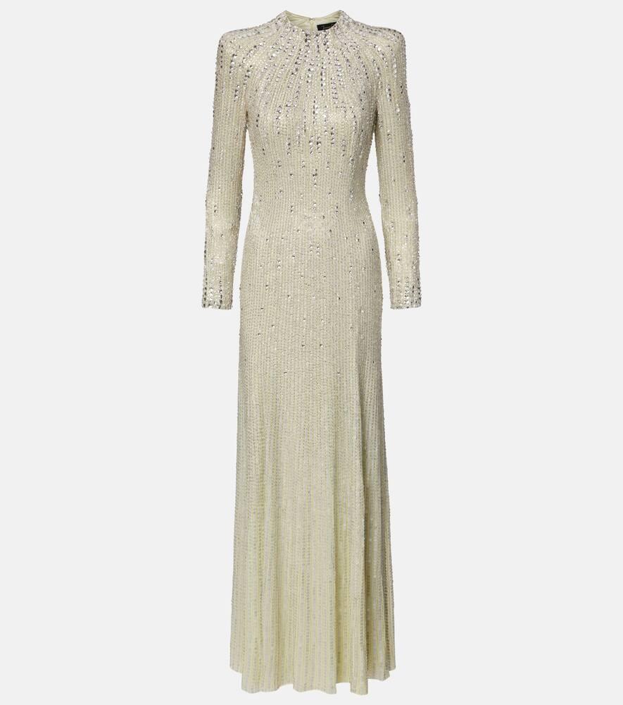 jenny packham aurora sequined gown