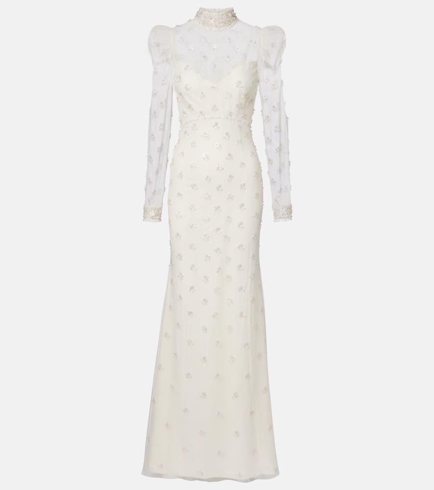 jenny packham bridal tabitha embellished cotton tulle gown