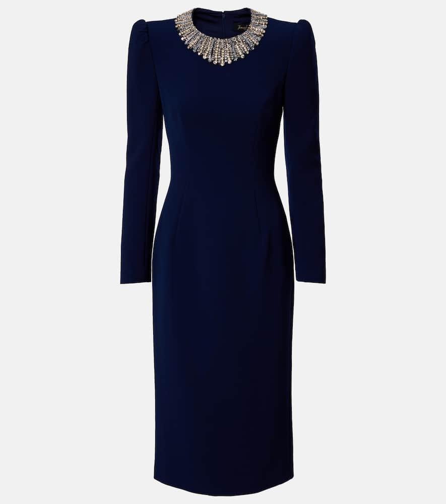 jenny packham cora embellished midi dress