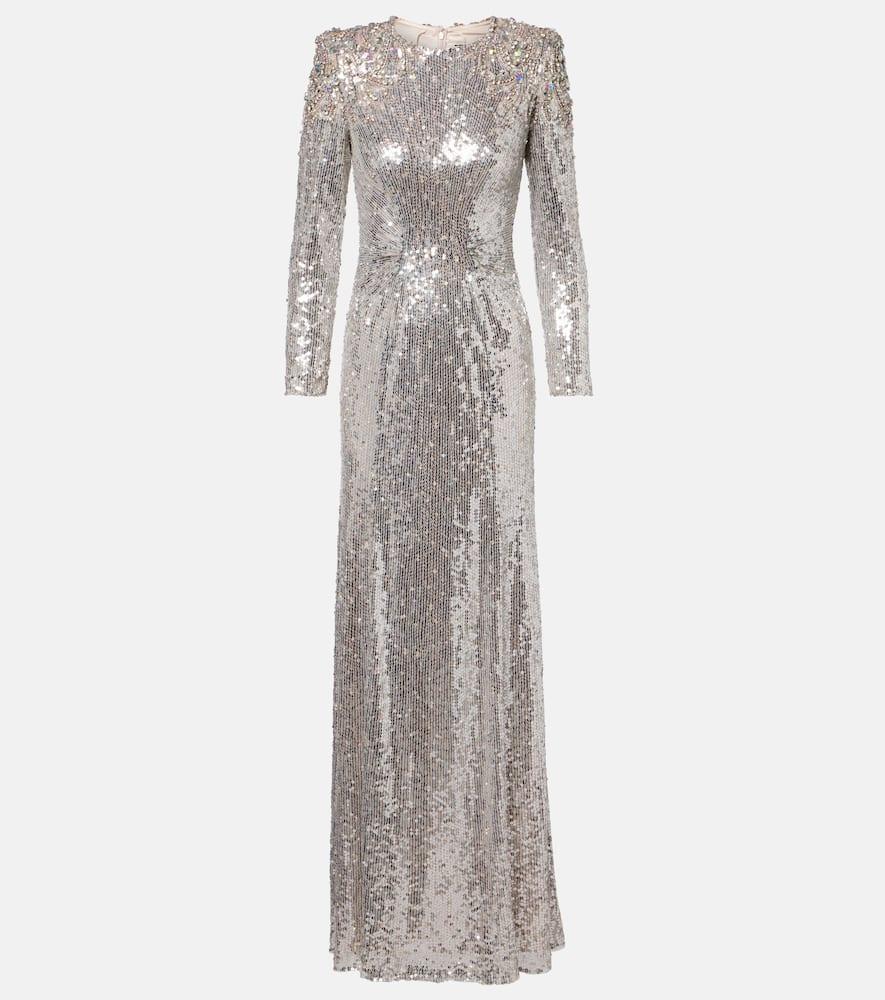 jenny packham dulcet sequined gown