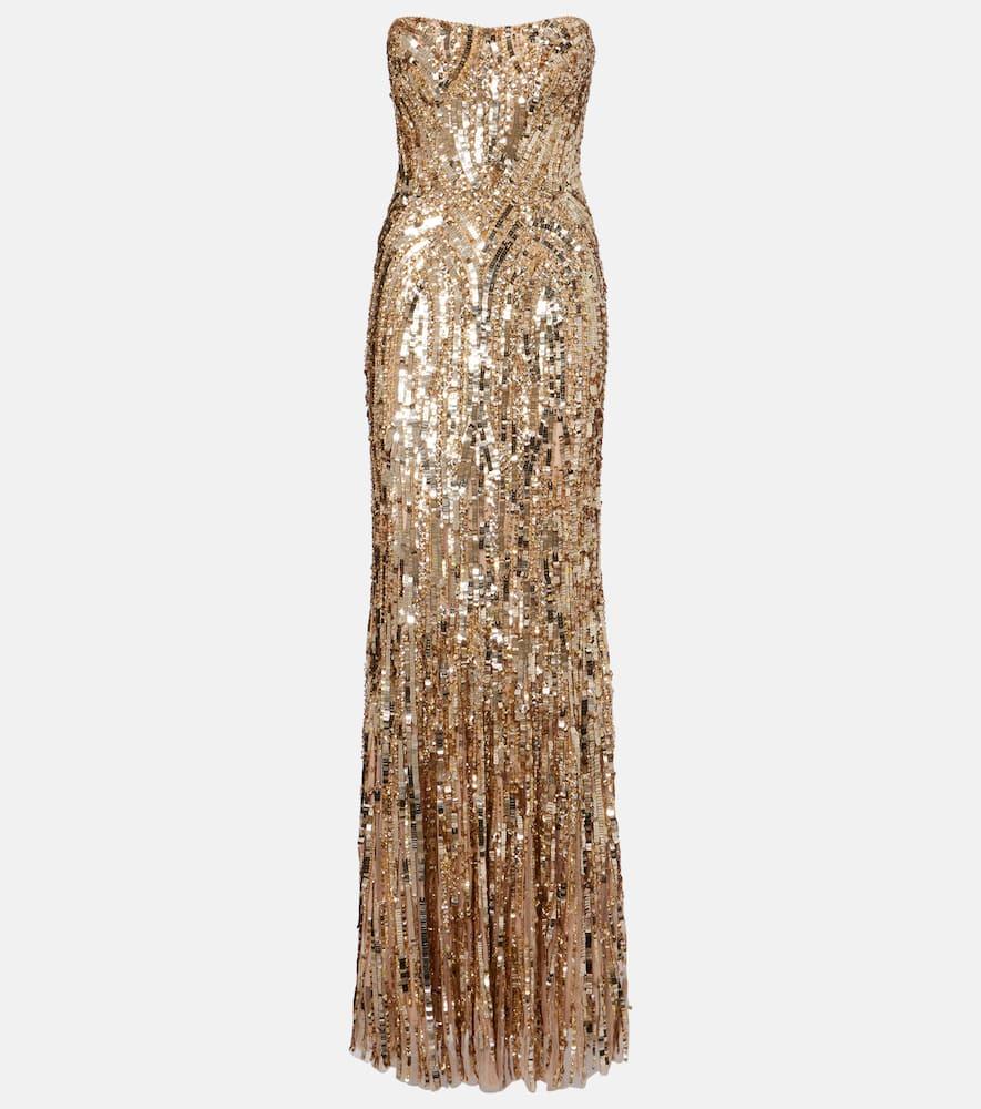 jenny packham euphoria sequined gown