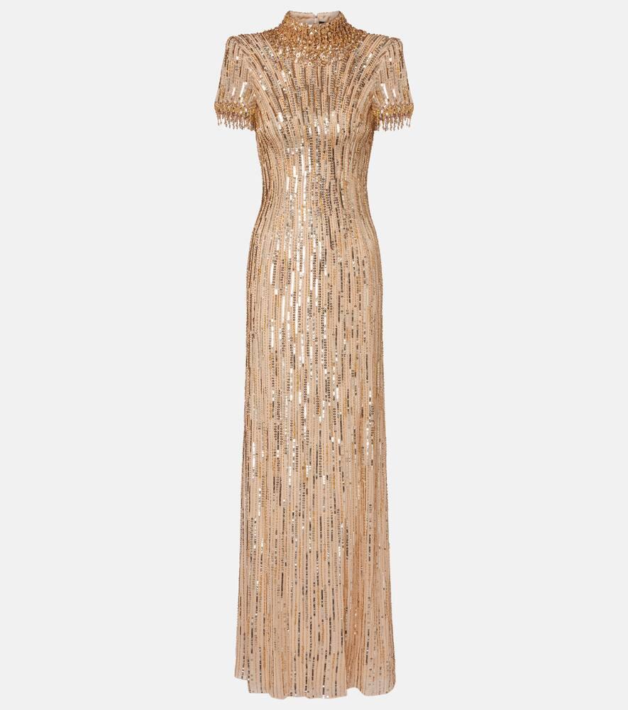 jenny packham madelaine embellished gown