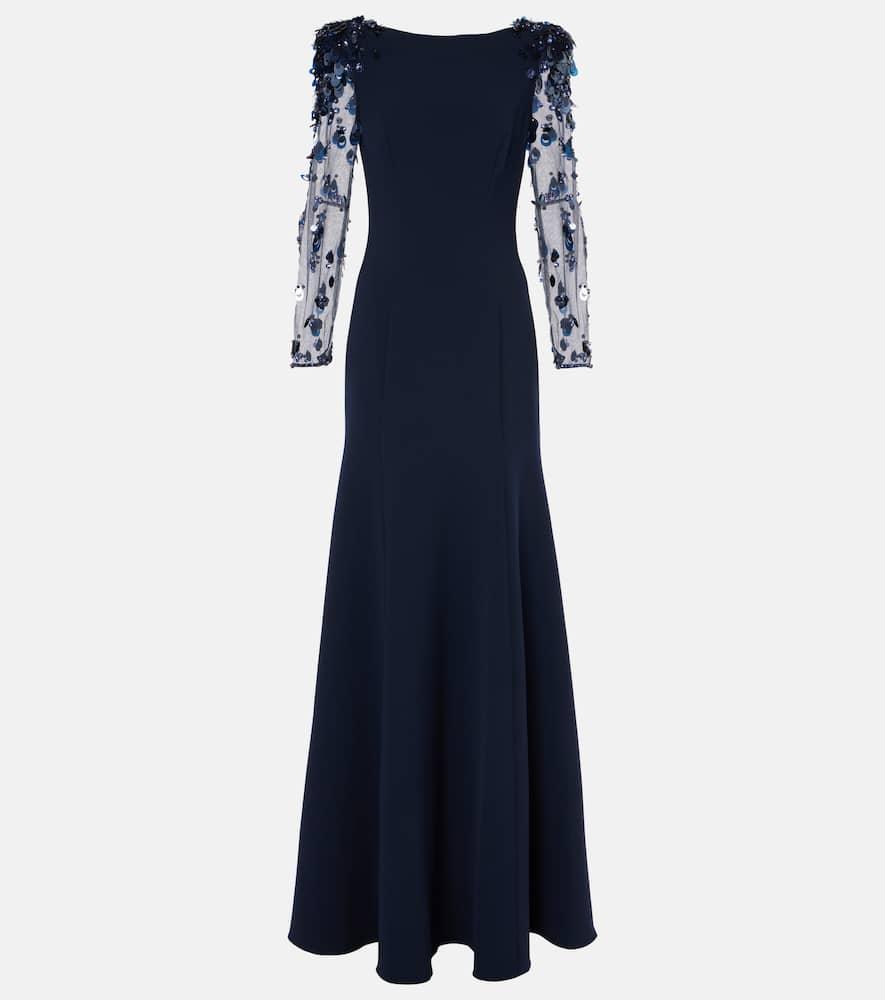 jenny packham midnight embellished gown