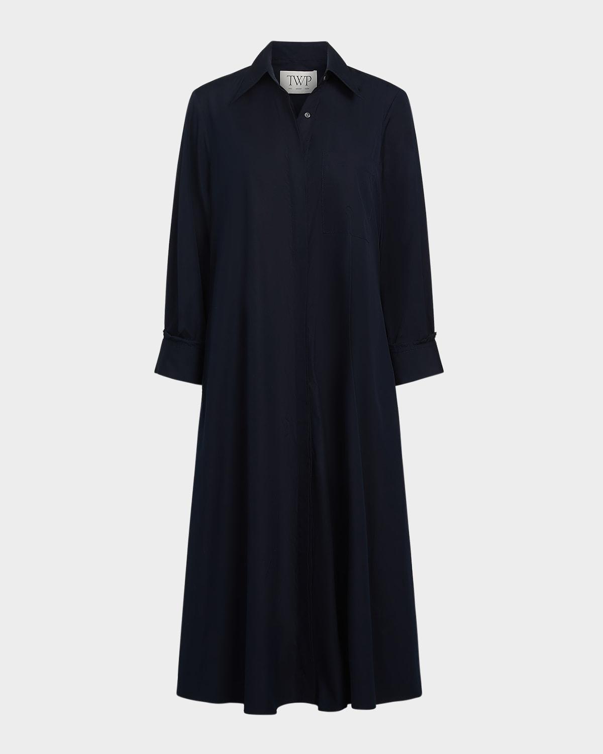 jennys gown maxi shirtdress