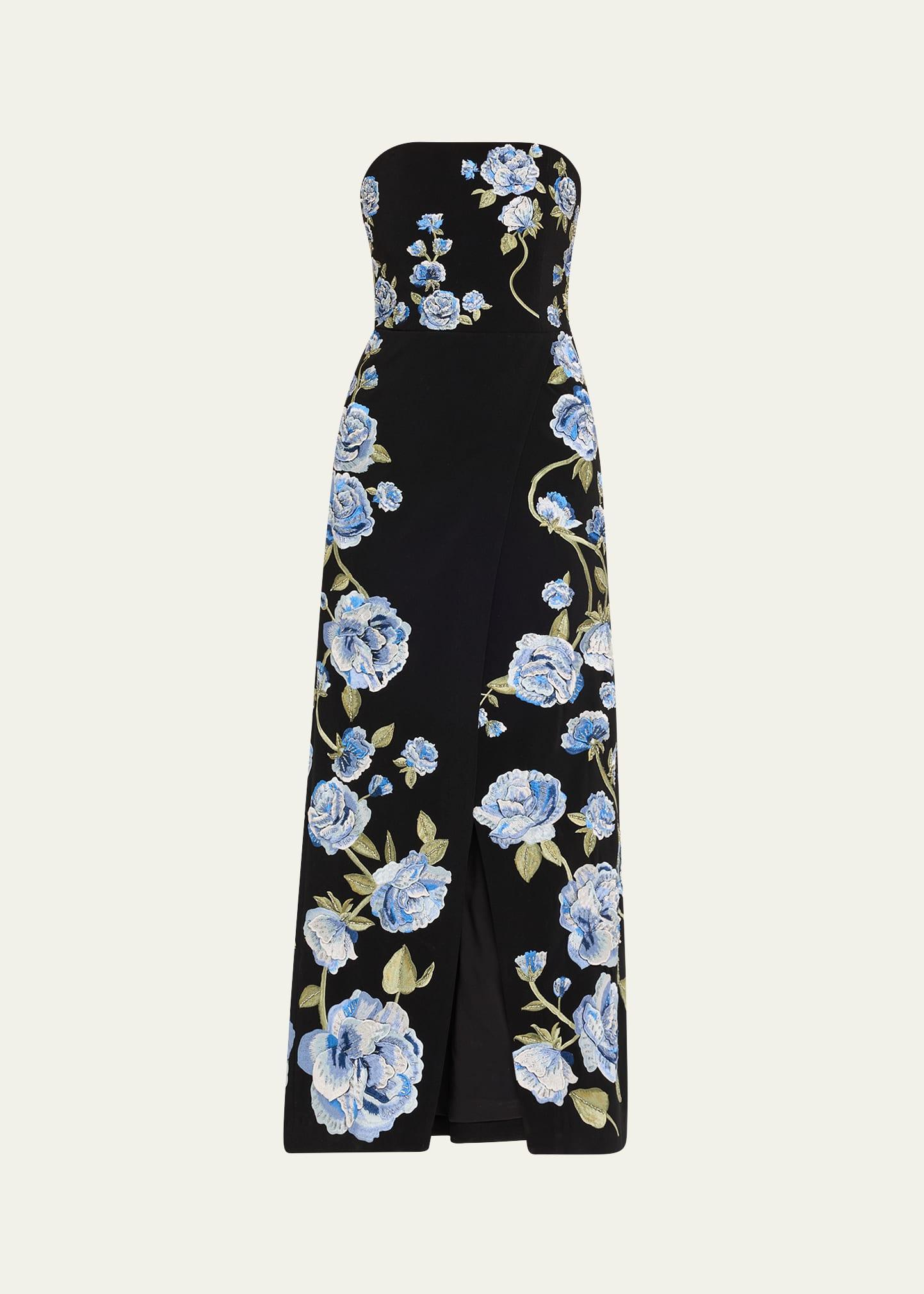 jeri embellished romper with overskirt
