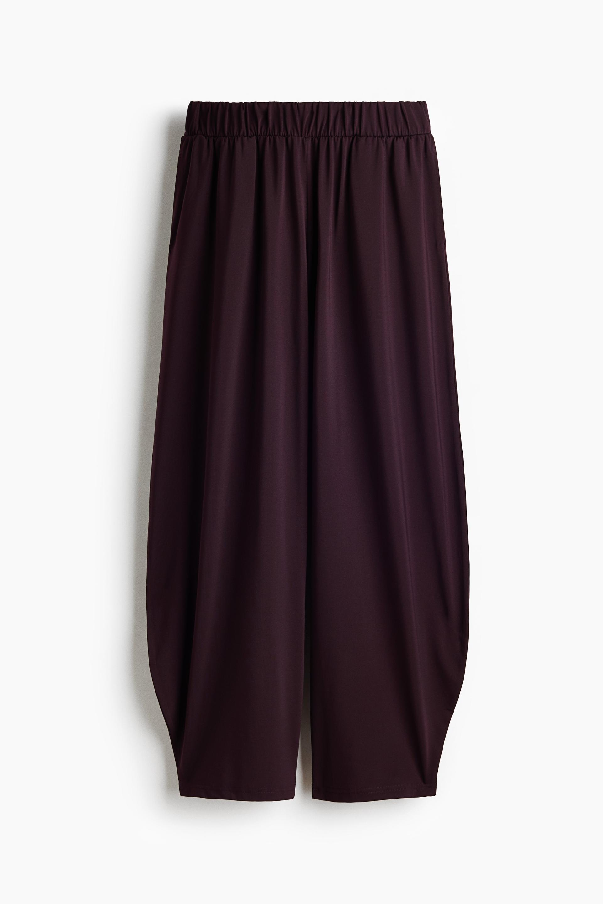 jersey balloon-leg pants