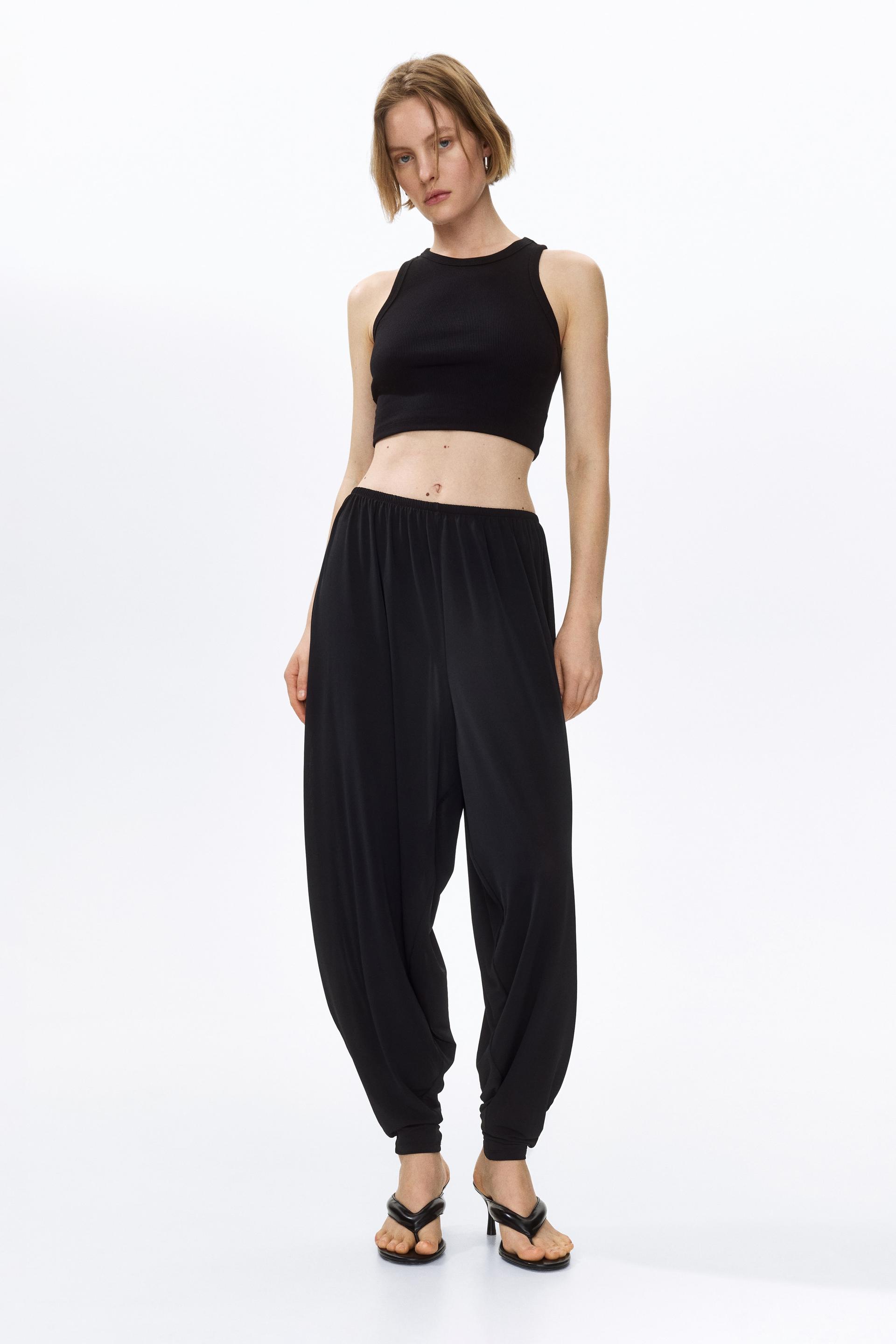 jersey barrel trousers