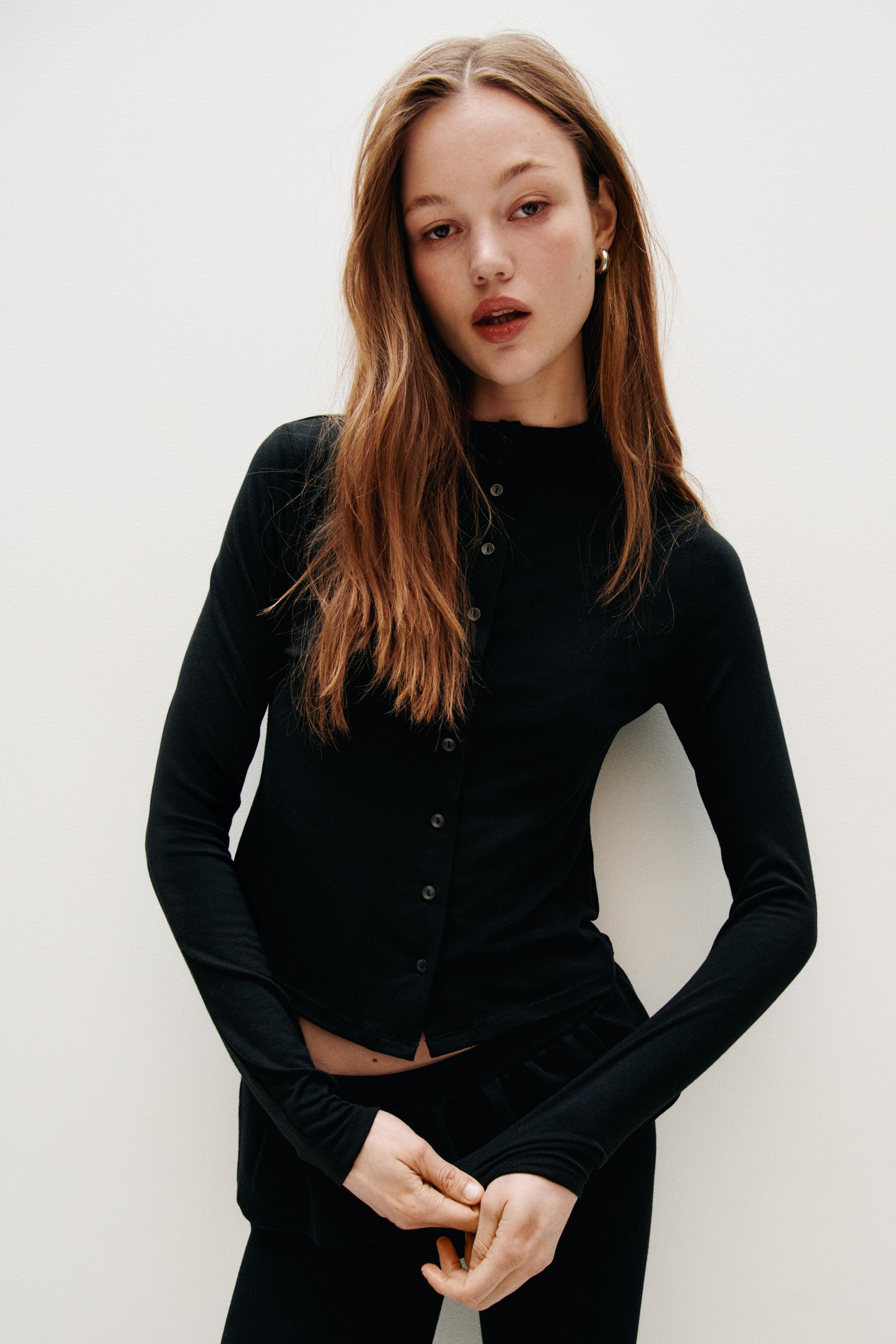 jersey cardigan