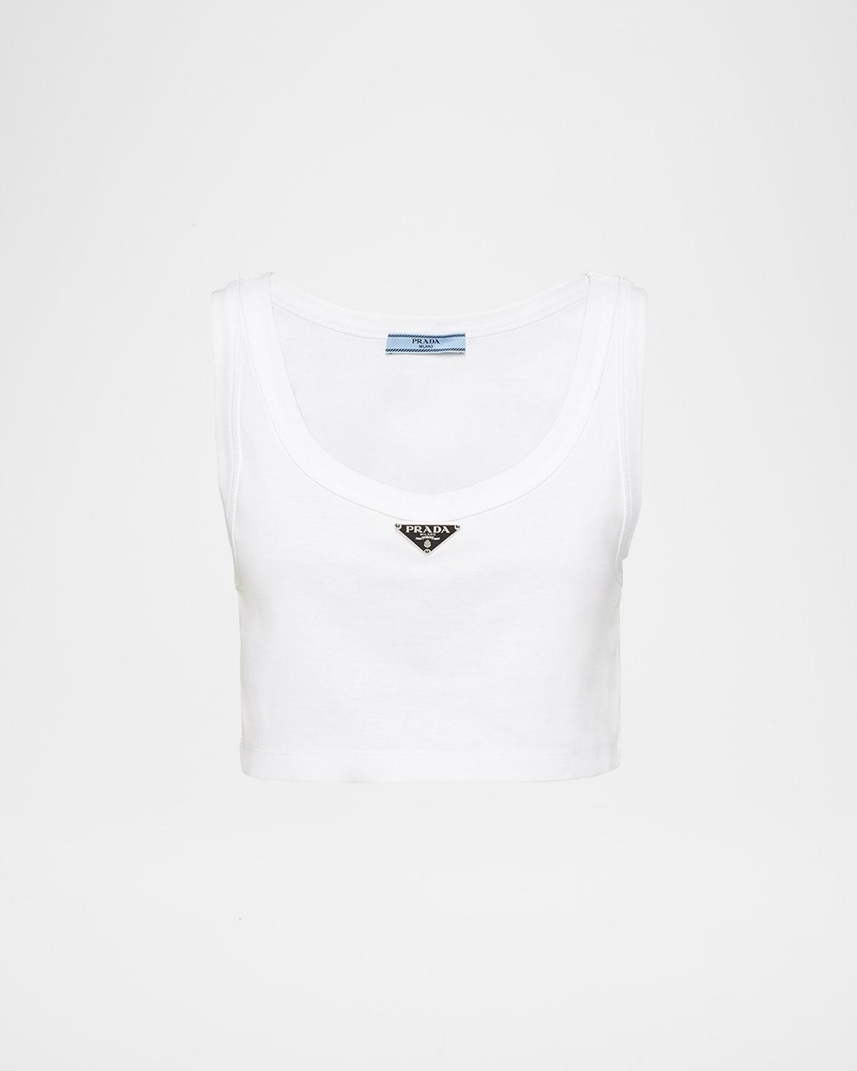jersey cropped tank top