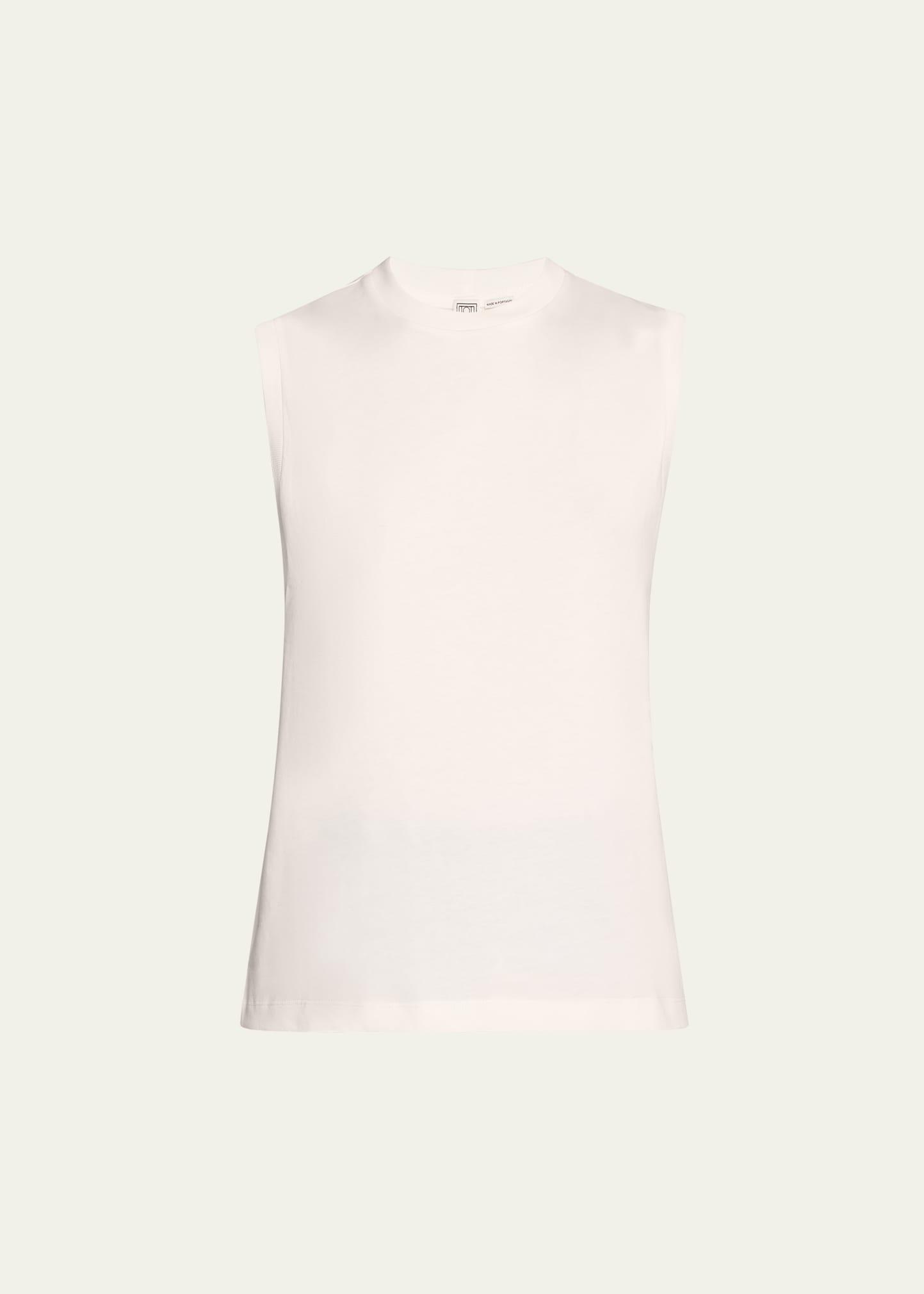 jersey sleeveless tee