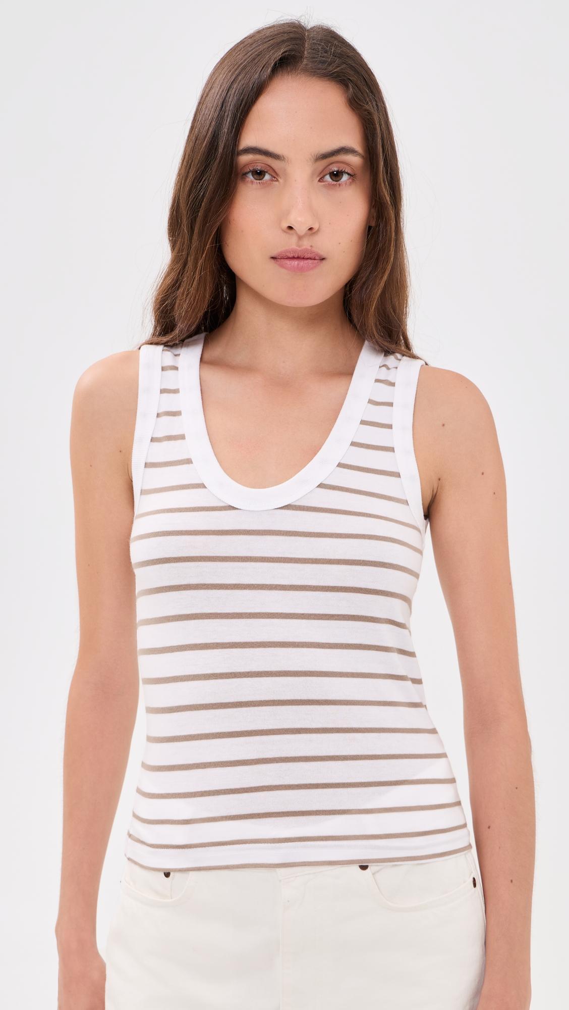 jersey stripe tank