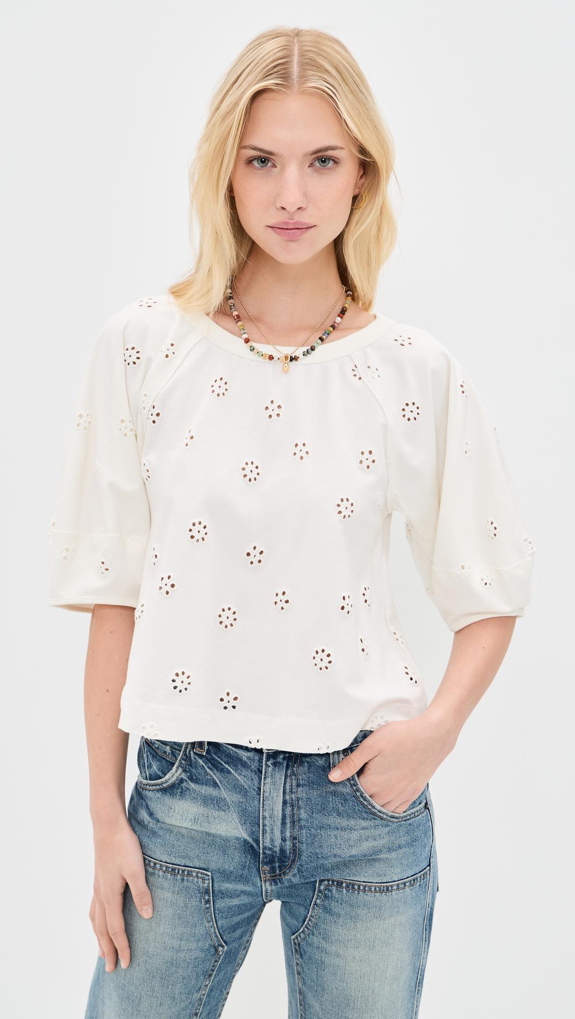 jessie eyelet tee