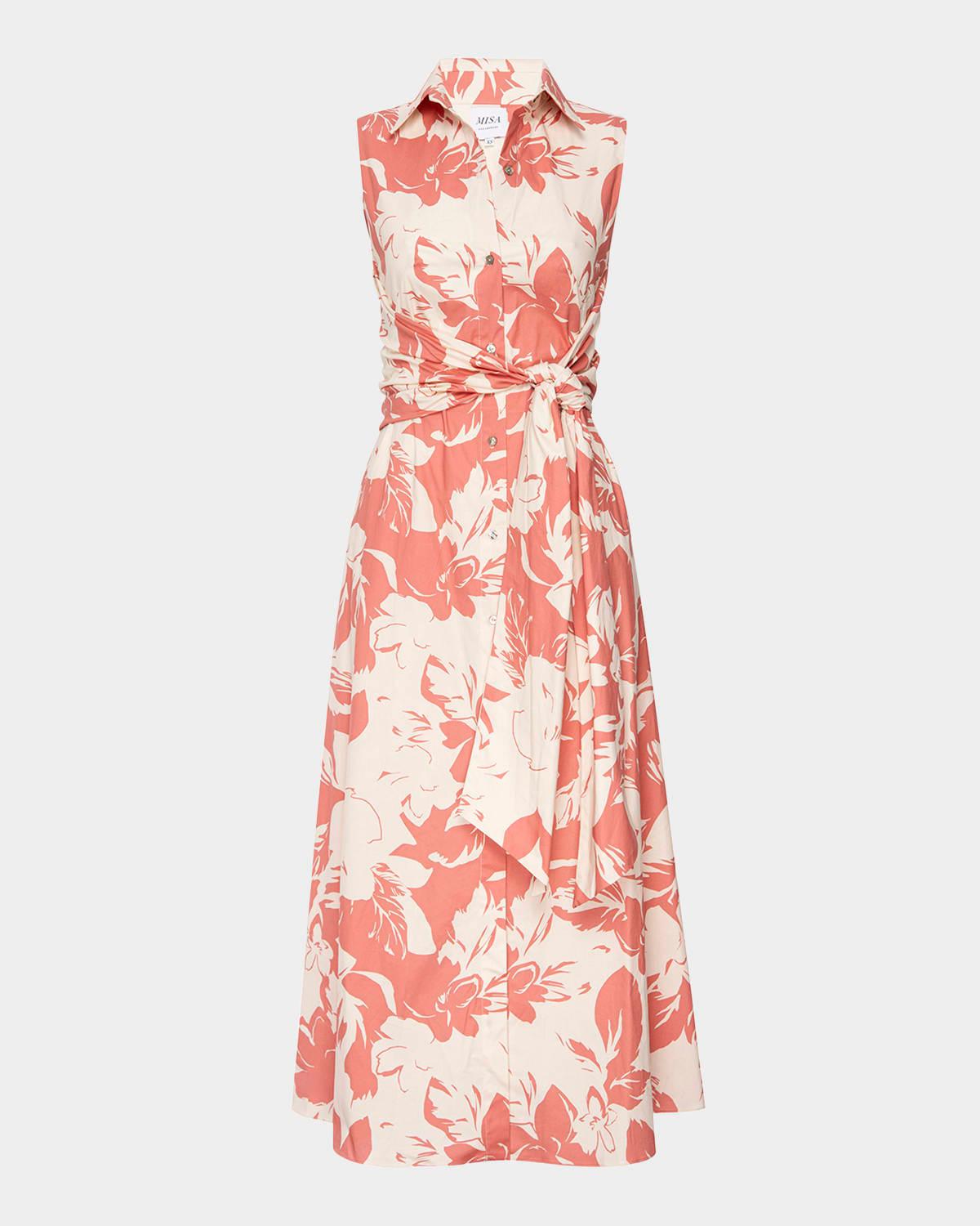 jessy poplin midi shirtdress