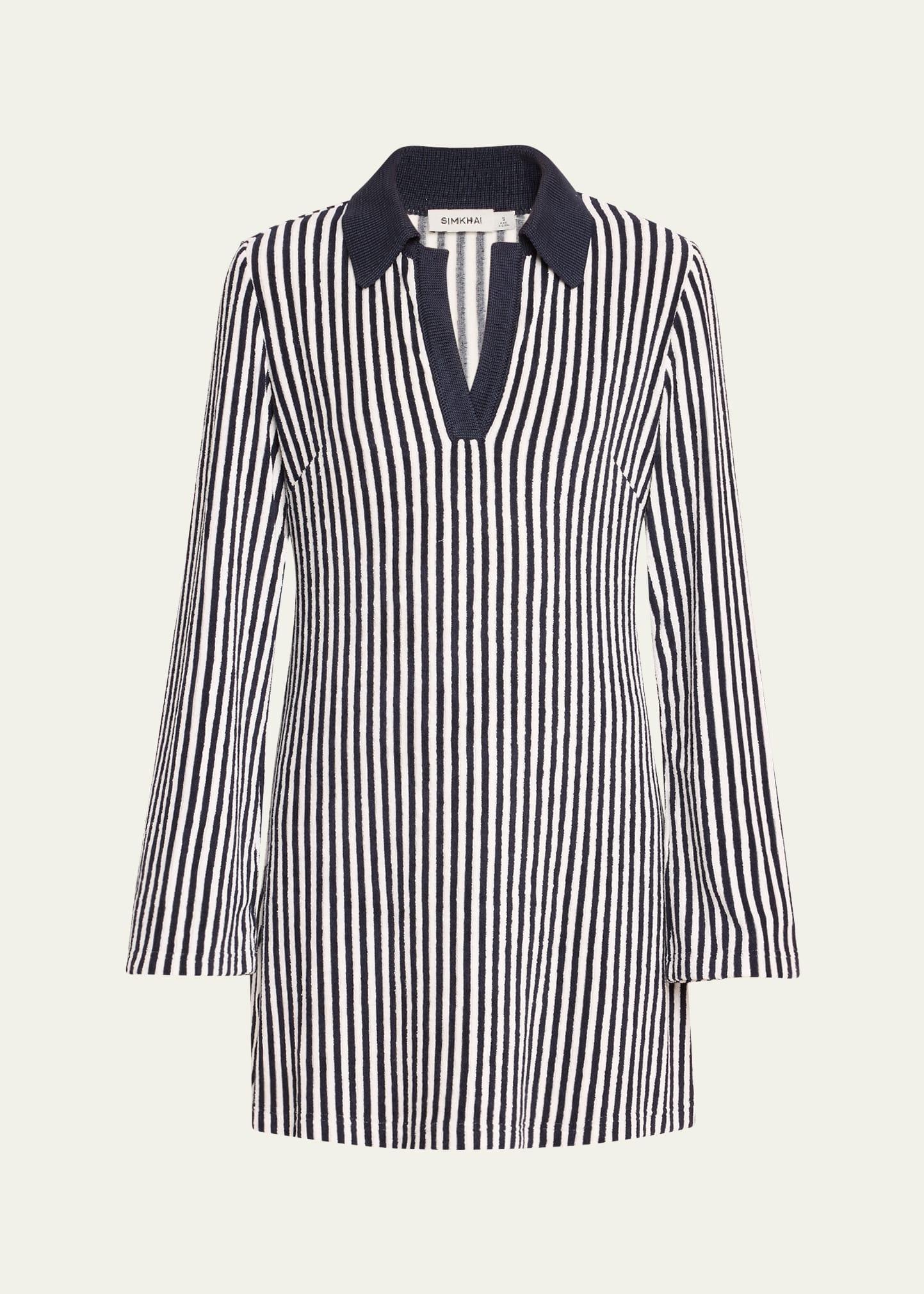 jessy striped tunic dress