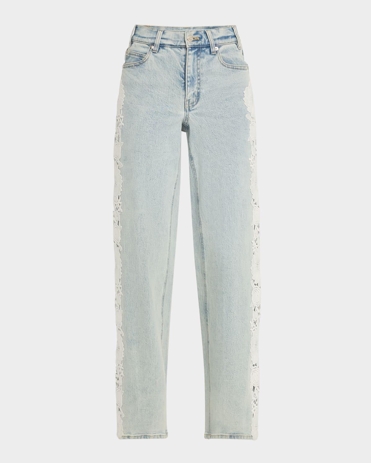 jethro lace combo jeans