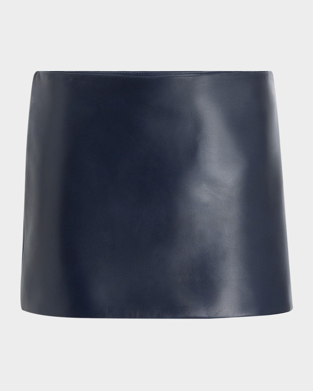 jett leather mini skirt
