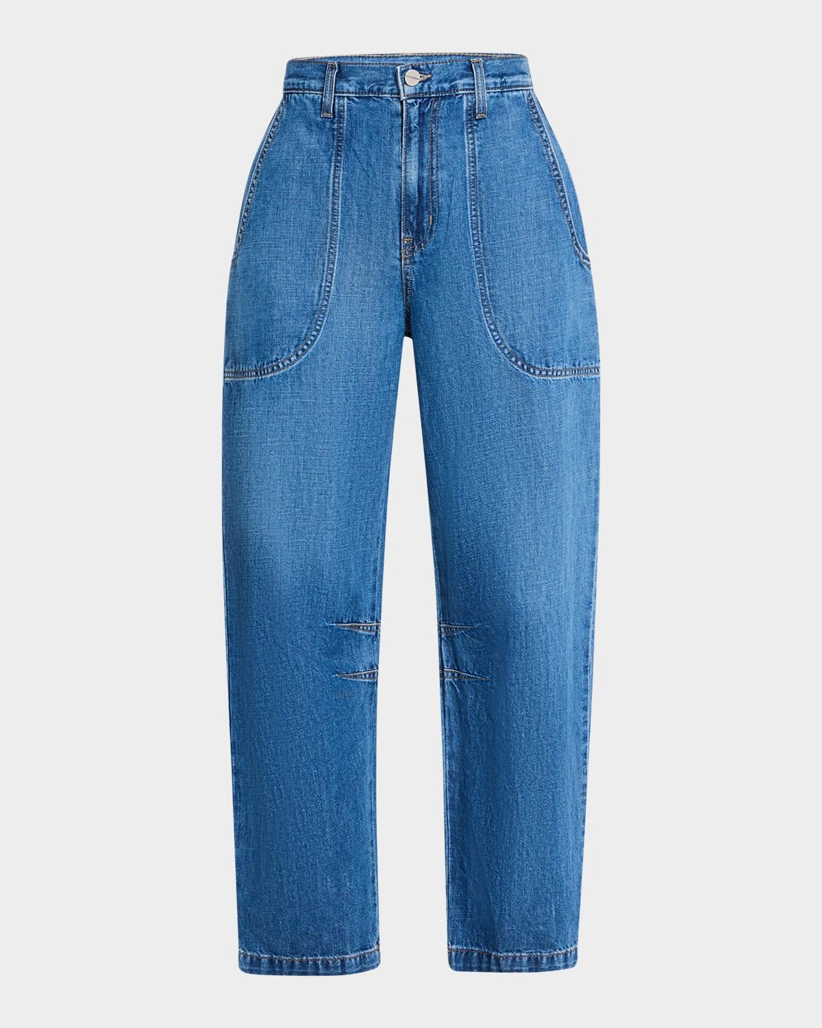 jetties barrel-leg jeans