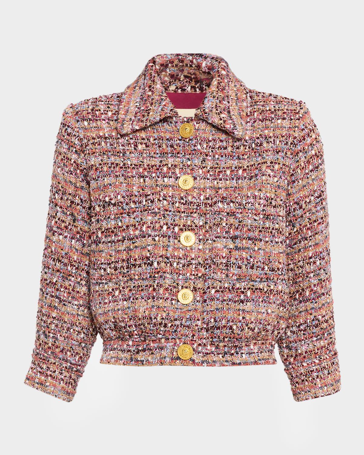 jia cropped tweed jacket