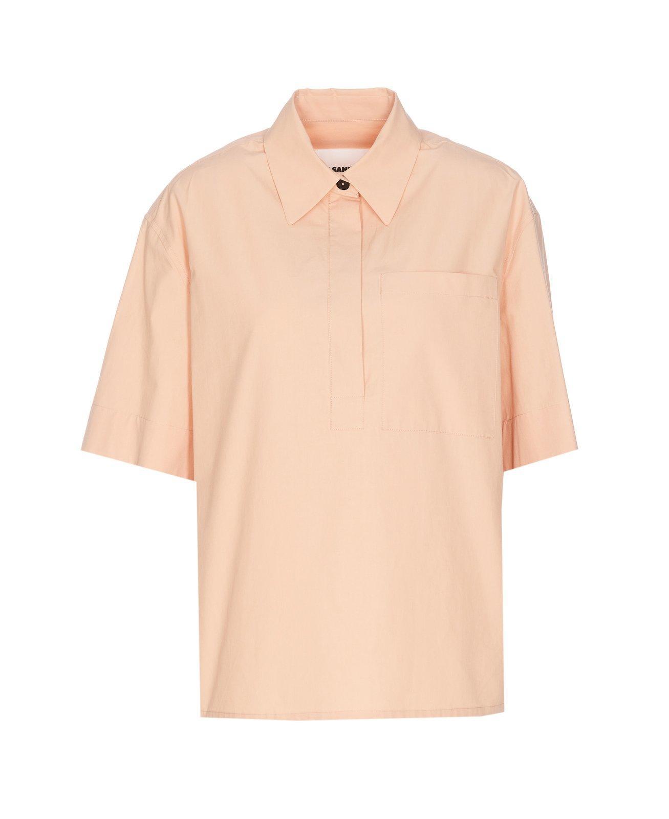 jil sander+ patch pocket poplin shirt