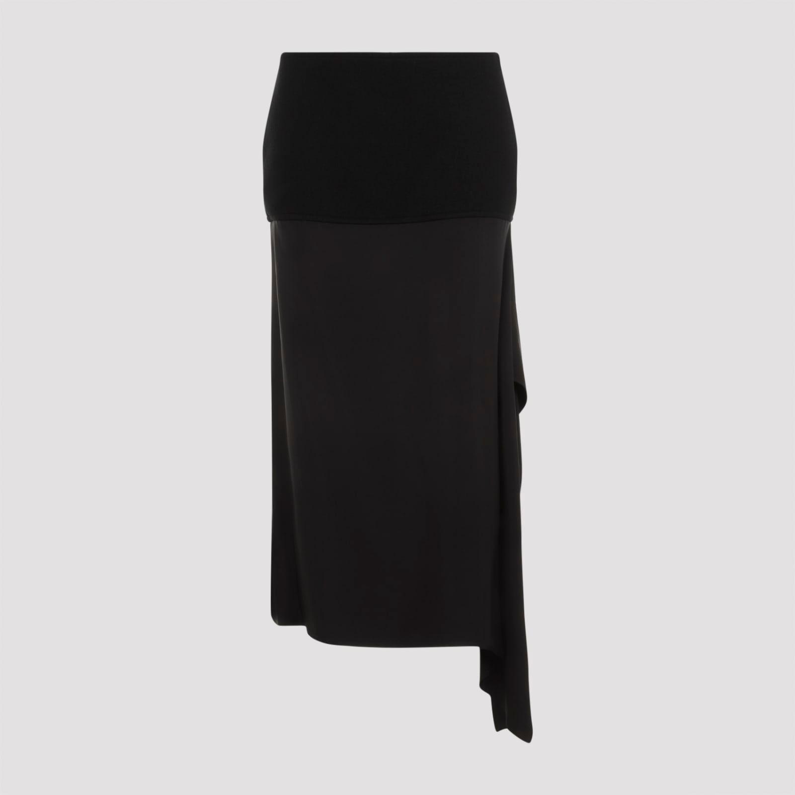 jil sander asymmetric skirt