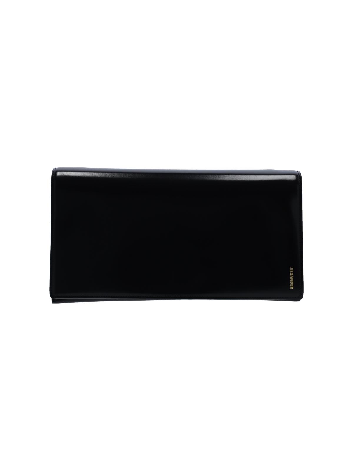 jil sander bags black bovine leather - women