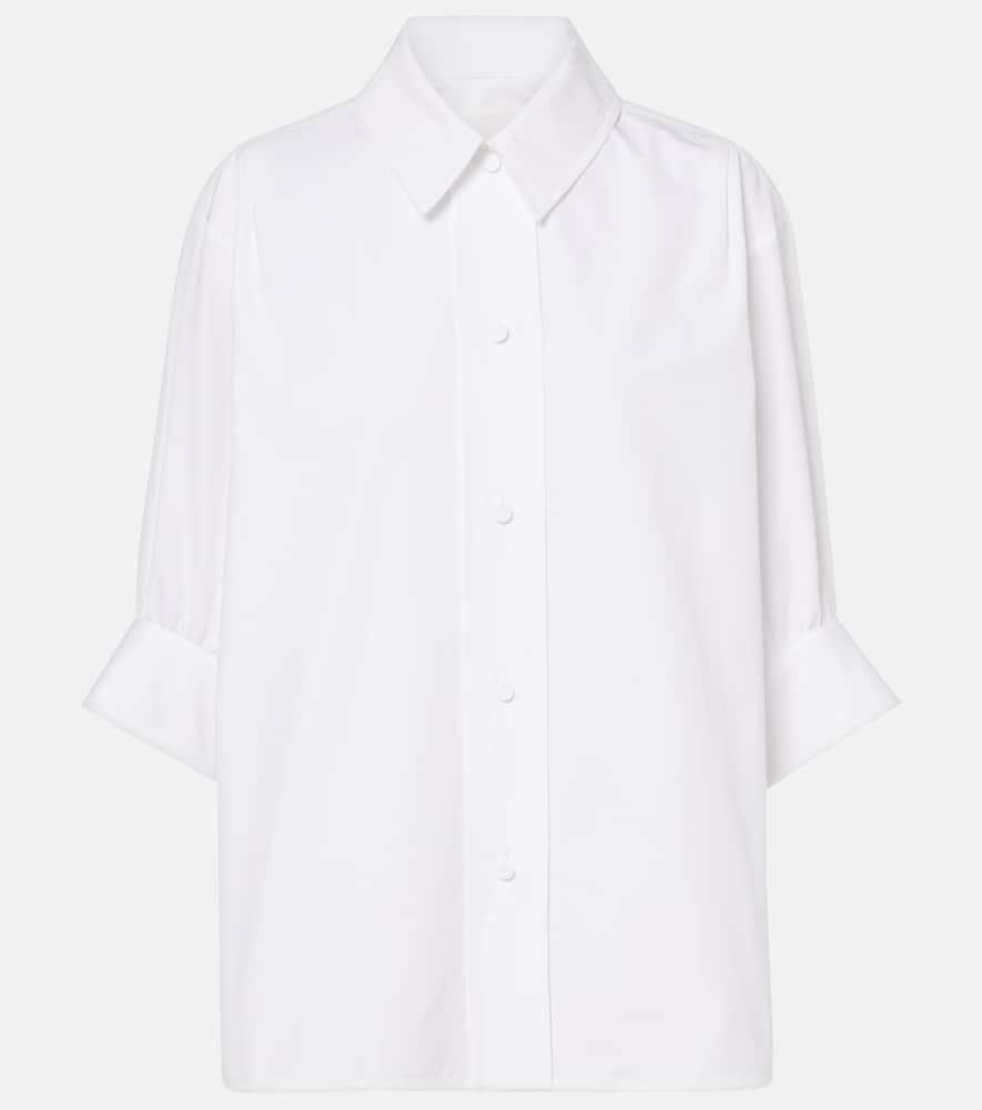 jil sander boxy cotton shirt