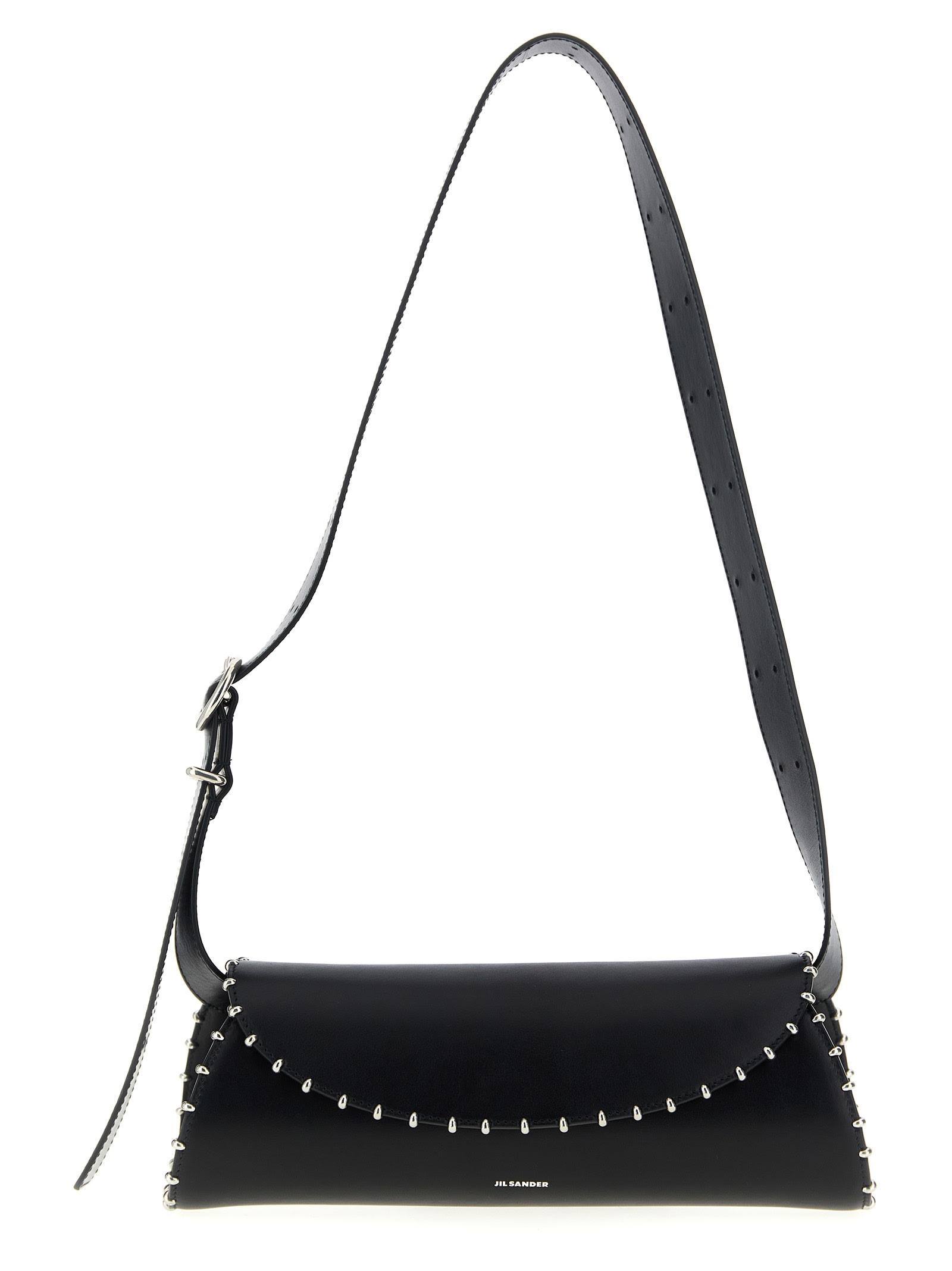 jil sander cannolo small shoulder bag
