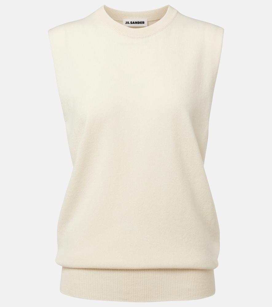 jil sander cashmere sweater vest