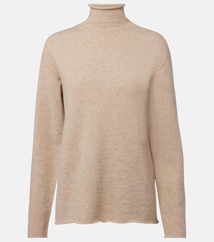jil sander cashmere turtleneck top