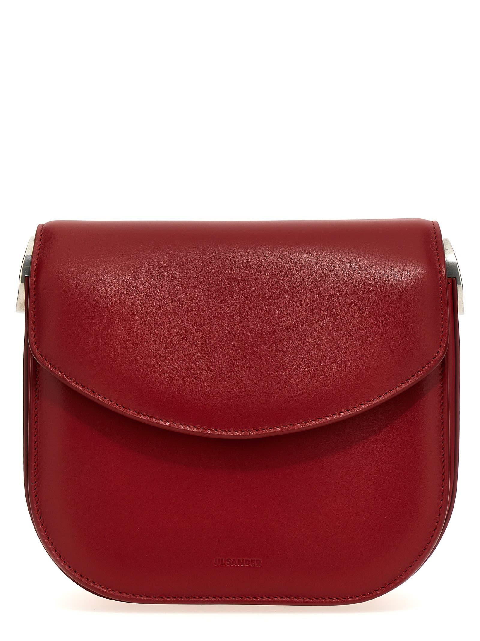 jil sander coin medium shoulder bag