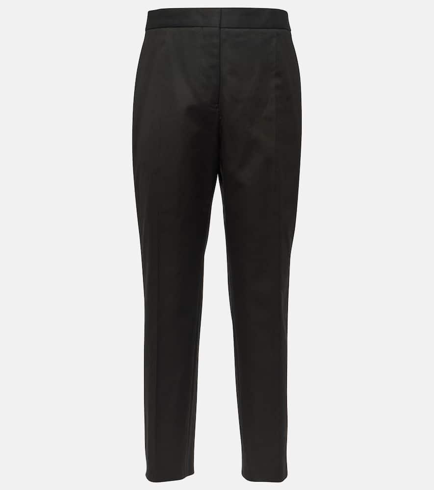 jil sander cotton gabardine pants