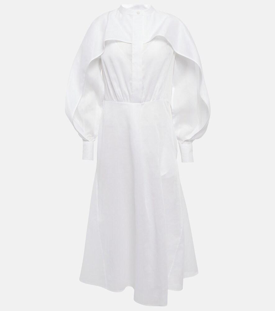jil sander cotton shirt dress