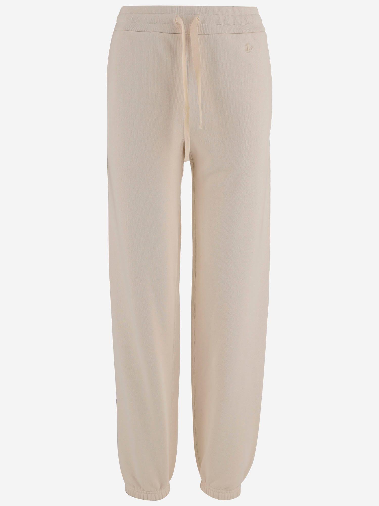 jil sander cotton trousers
