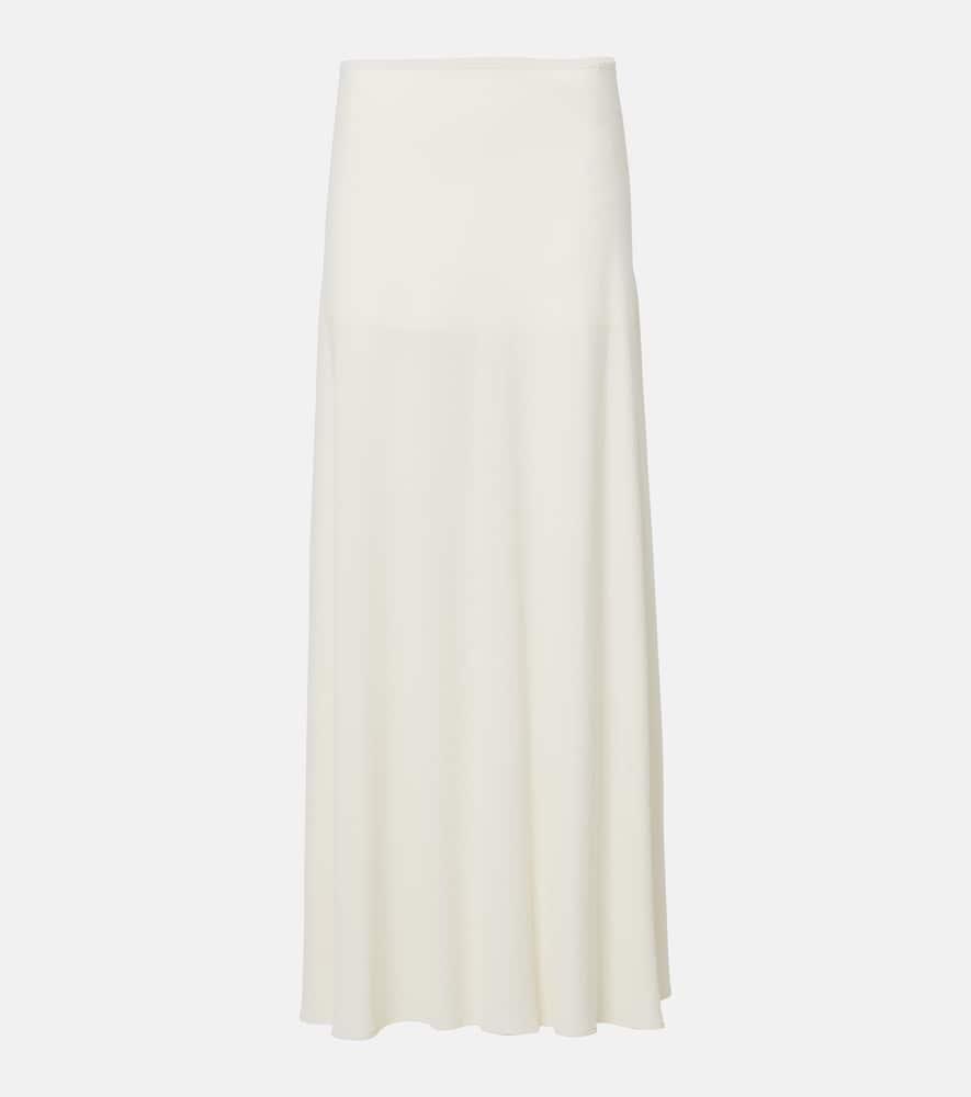 jil sander crêpe midi skirt