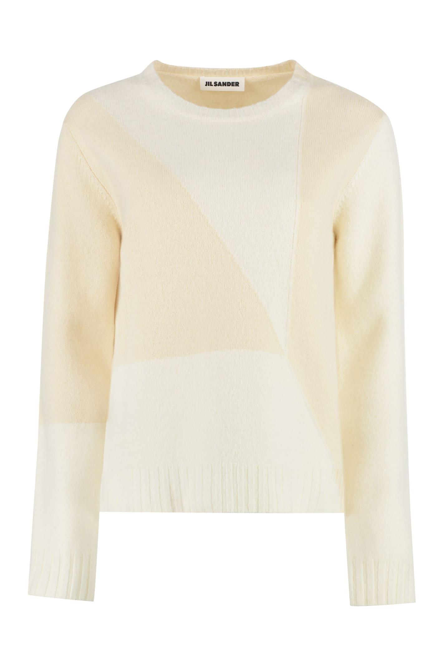 jil sander crew-neck wool sweater